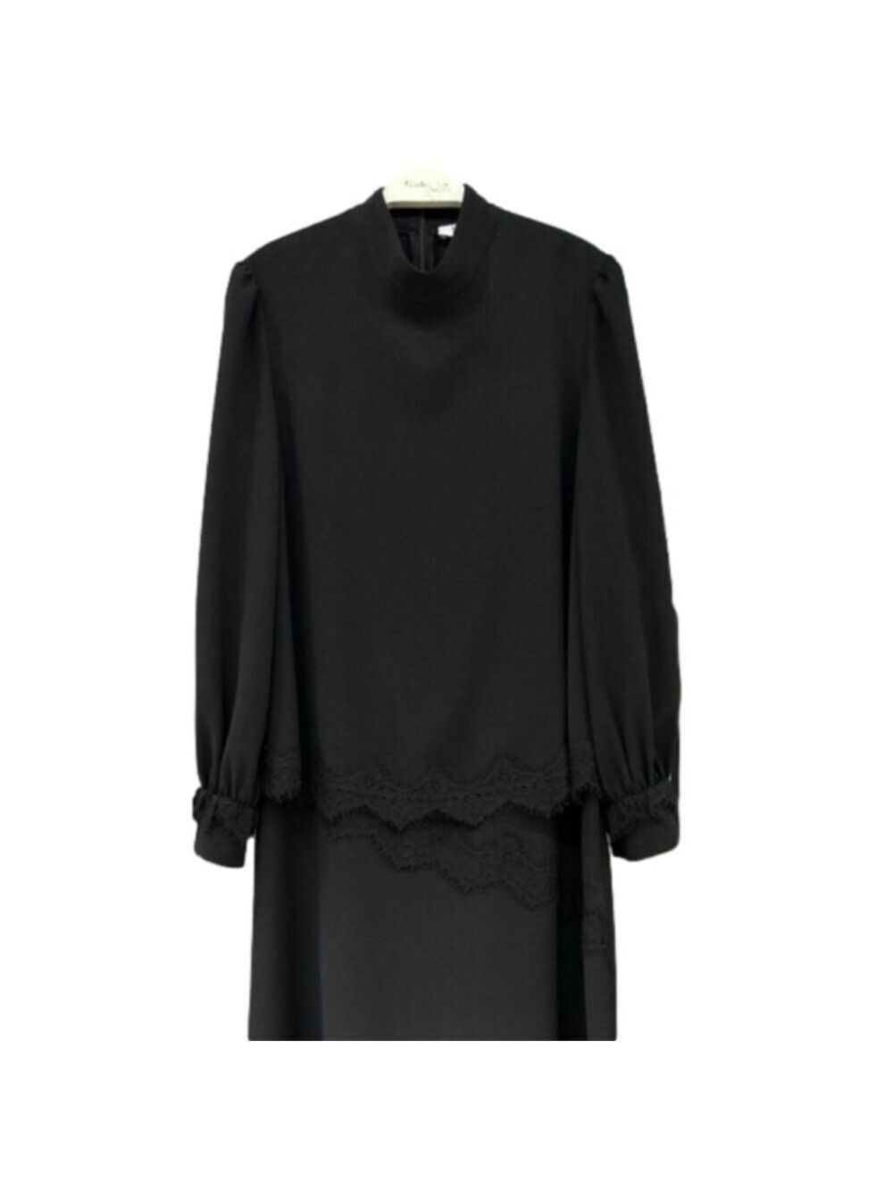 Maq Design Black Lanar Elbise Dress Women's Size 3 - Picture 2 of 4